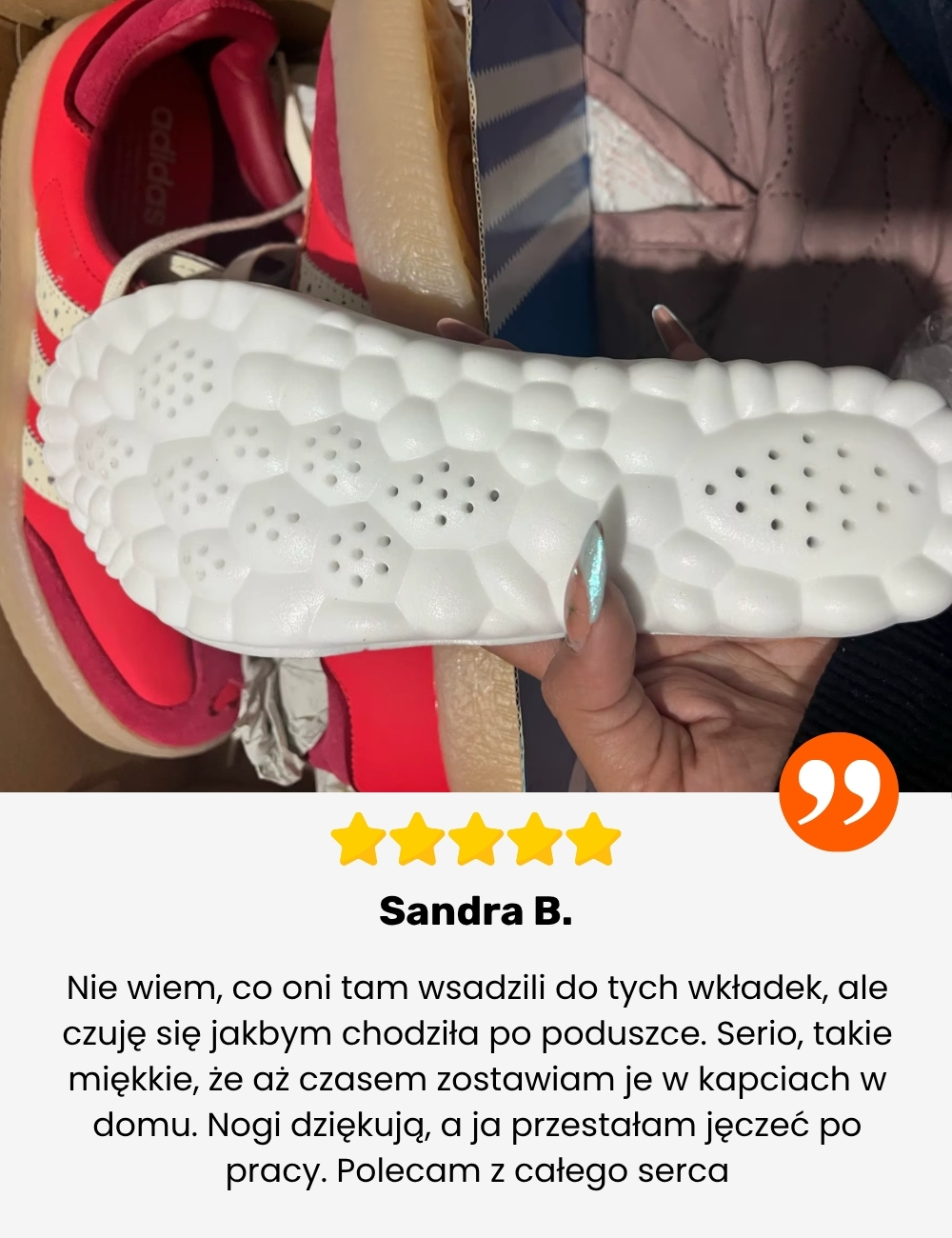 Miękki krok opinia Sandra